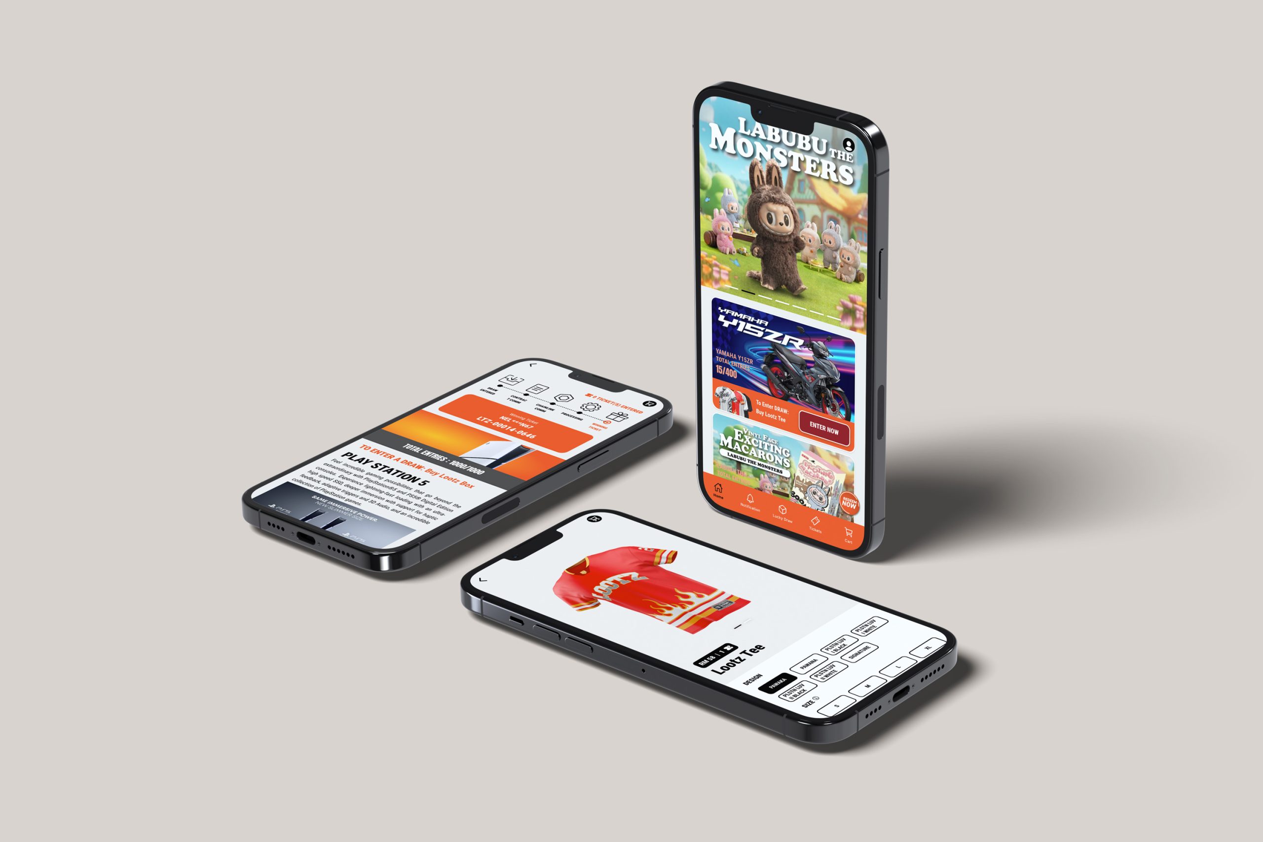 Lootz – Blockchain Raffle System